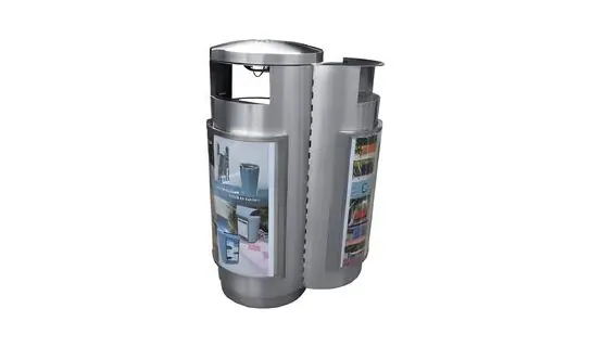 ATB-164/SS Stainless Steel Outdoor Bin – LEADER Stainless Steel Outdoor Bin