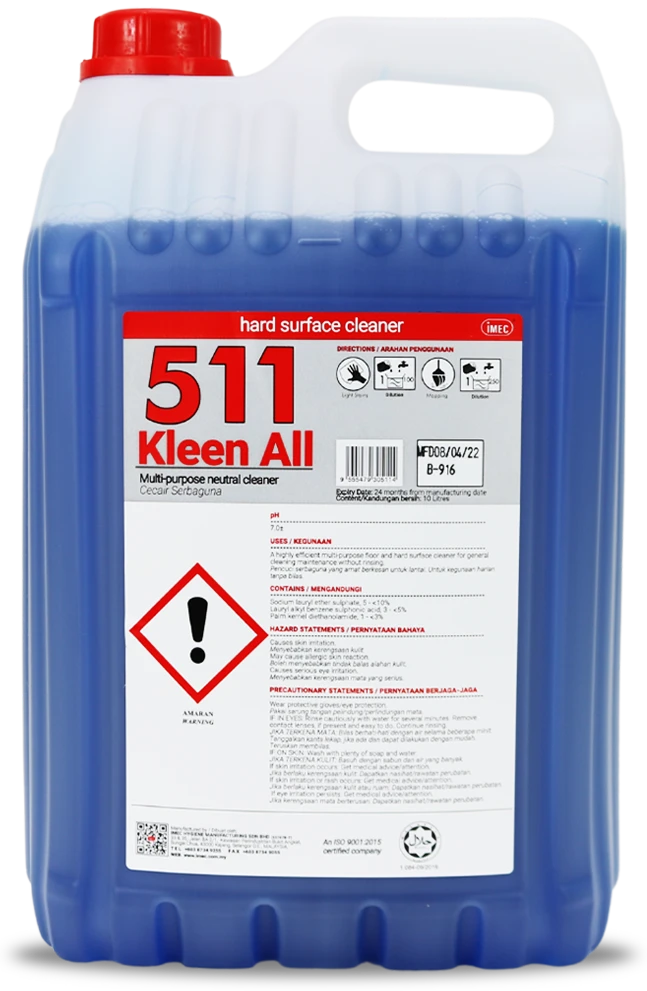 511 Kleen All – Multipurpose Neutral Cleaner