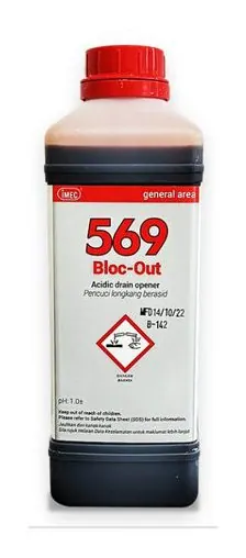 569 Bloc Out – Acidic Drain Opener
