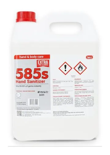 585S Hand Sanitizer EXTRA – Hand Sanitizer · 75% Denatured Alcohol