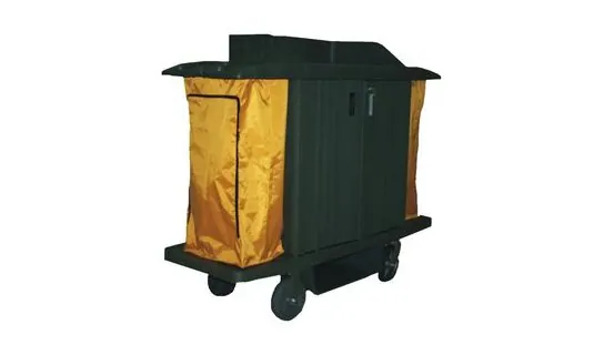 HK1515B Housekeeping Cart with Door – Brushes, brooms & squeegees