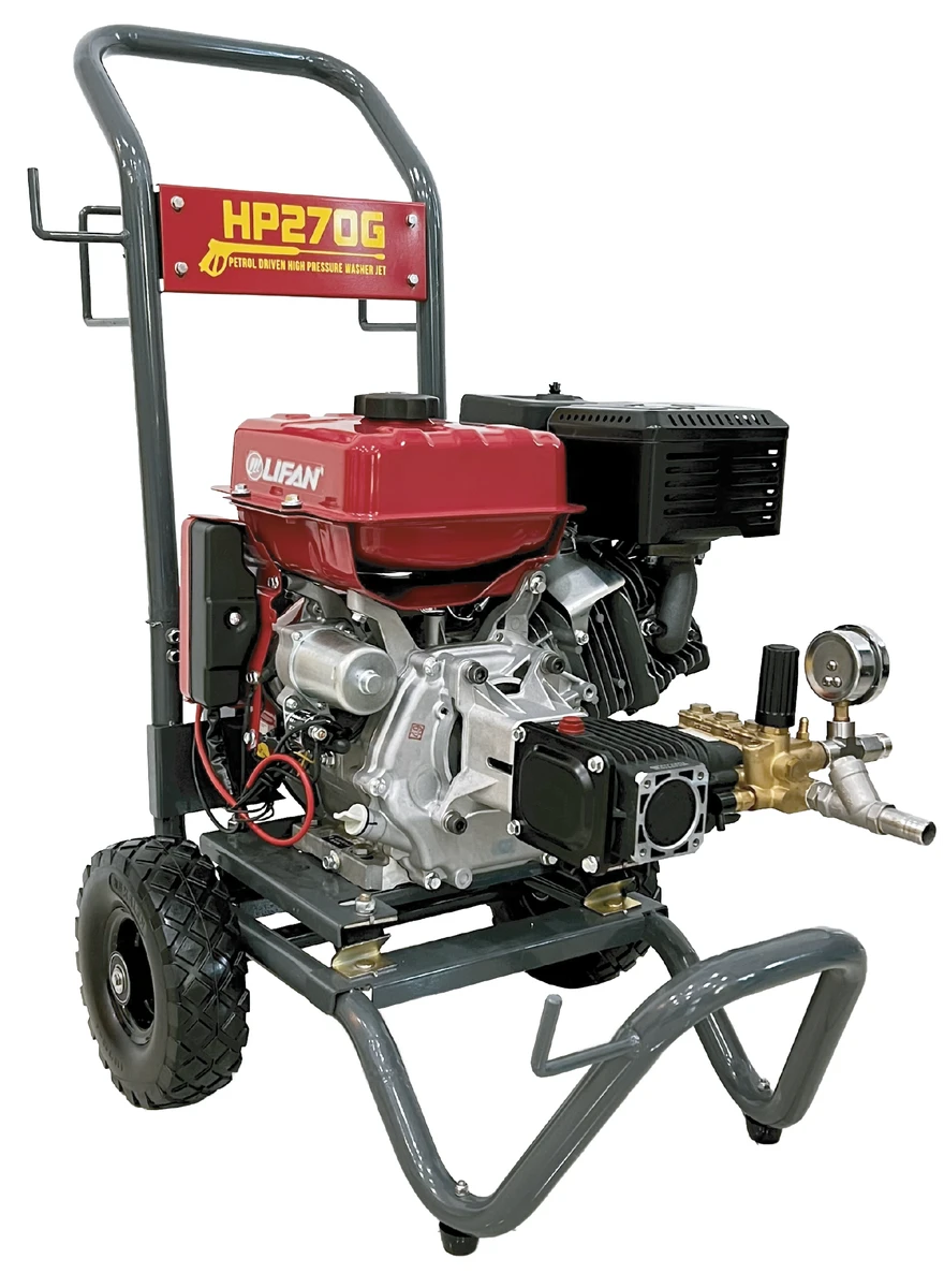 HP270G Petrol Driven High Pressure Jet – Pressure washers, blowers & carpet