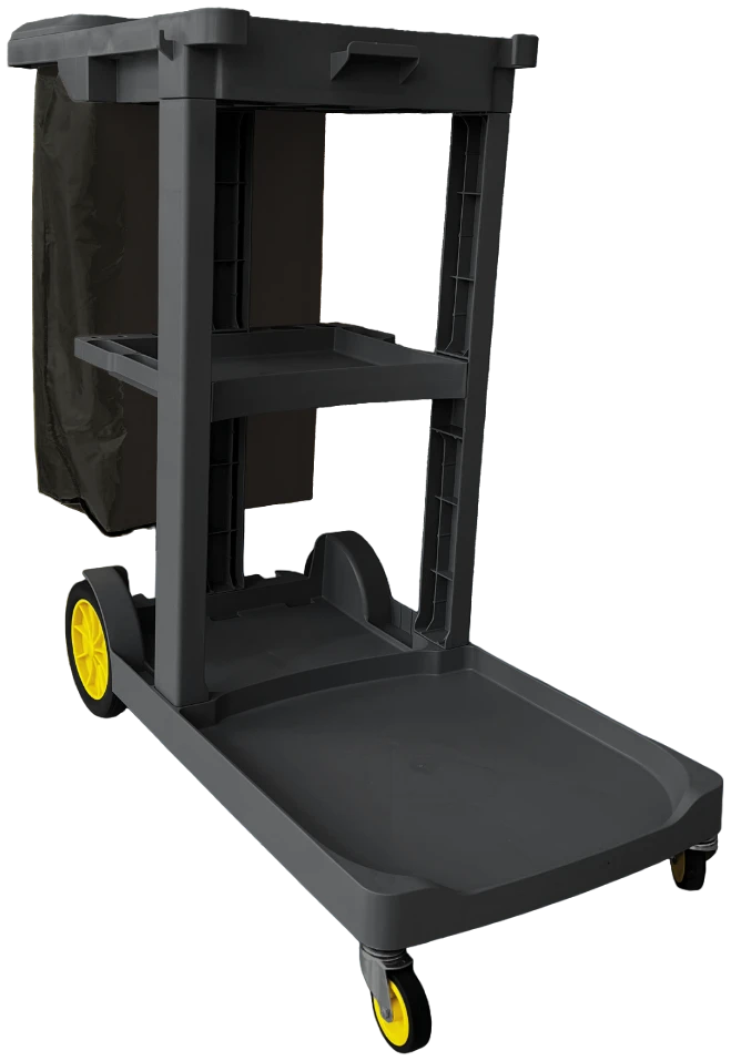 XTRA JT1000B Janitor Cart Trolley – Brushes, brooms & squeegees