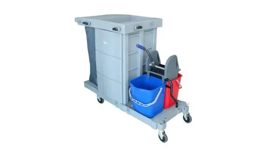 JT Compact 60 – Janitor Cart Trolley with Lock System