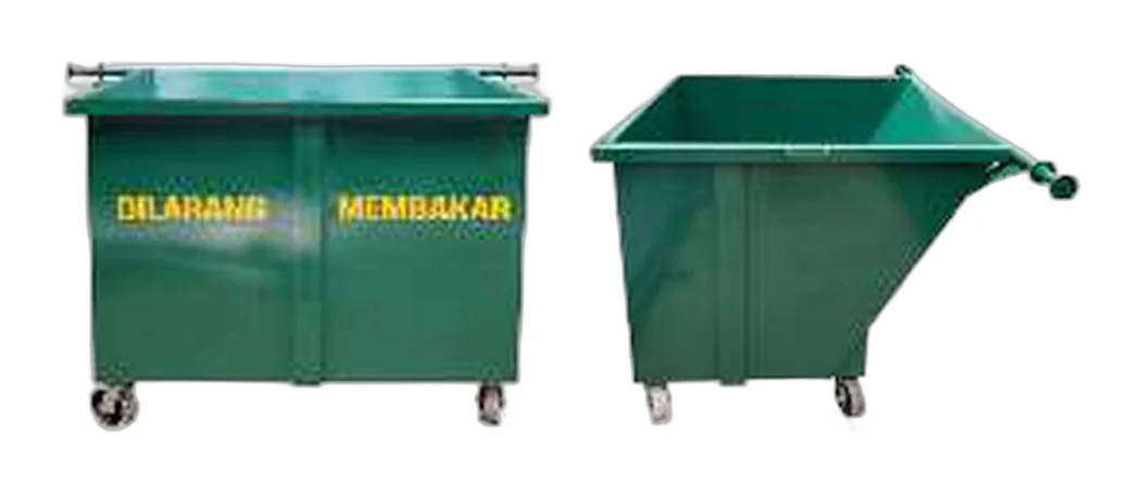 MLB1100 / MLB1500N Metal Leach Bin c/w Lifter Dumpster Trucks – Metal Leach Bin c/w Lifter Dumpster Trucks (new)