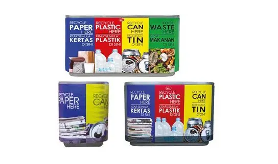 RCB2 / RCB3 / RCB4 FRP Colour Recycling Station – Recycle bins