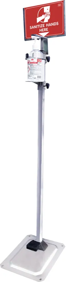 SDS123 Stainless Steel Step Dispensing Stand c/w A5 Frame – Air & odour care