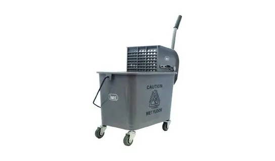 SP18 Mop Bucket c/w Side Press Wringer – Mops & cloths