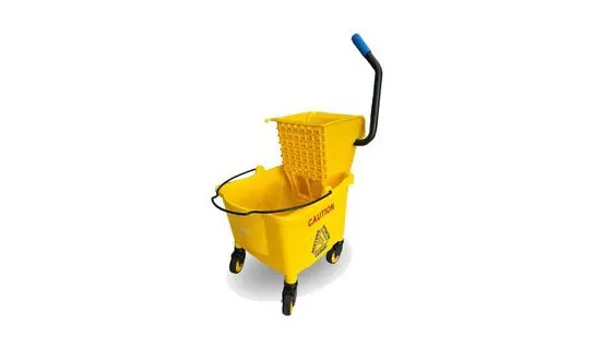 XTRA SP24 Utility Single Bucket c/w Side Press Wringer – Mops & cloths