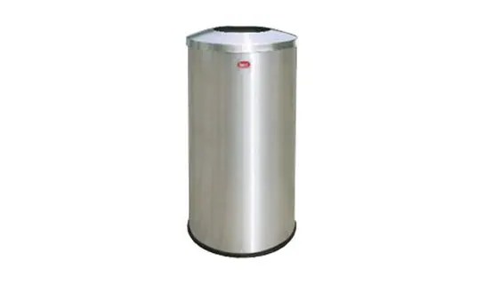 SR1530C Stainless Steel Round Bin with Open Top – Indoor & pedal bins