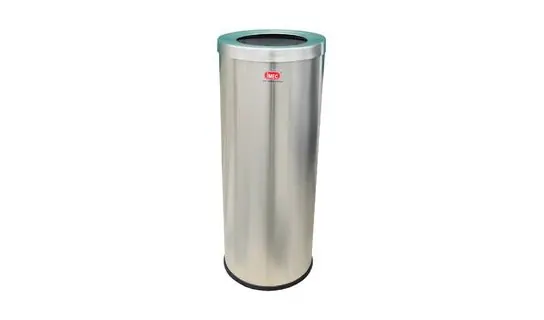 SR24C / 31C Stainless Steel Round Bin with Open Top – Indoor & pedal bins