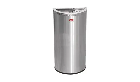 SSR 14AC / 14C Stainless Steel Semi-Round Bin – Indoor & pedal bins