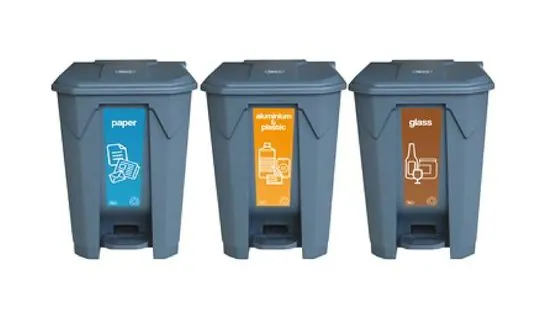 ST45R Step On Hygiene Recycling Bin – Recycle bins