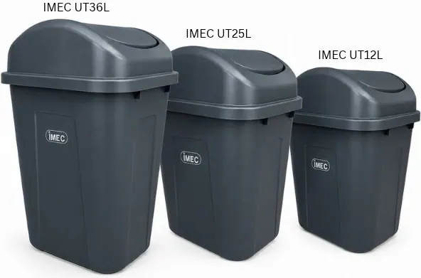 UT12L / 25L / 36L Flap Rubbish Bin – Indoor & pedal bins