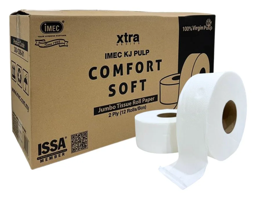 XTRA KJ PULP Comfort soft virgin pulp jumbo tissue – Tissue & wiping rolls