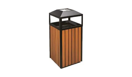 LD-WOSQ-246/W Artificial Wood Indoor & Outdoor Bin – LEADER Artificial Wood Indoor & Outdoor Bin