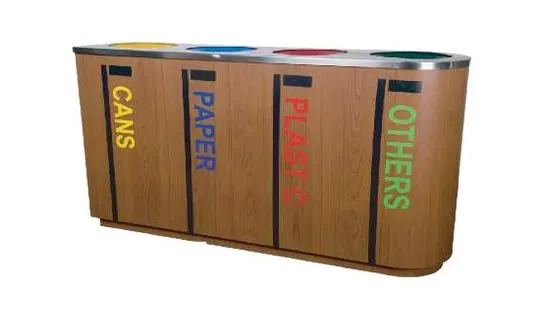 RECYCLE-185/PC Stainless / Powder-coated Recycle Bin – LEADER Stainless / Powder-coated Recycle Bin
