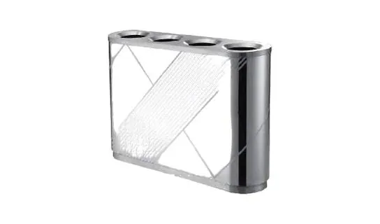 RECYCLE-203/SS Stainless / Powder-coated Recycle Bin – LEADER Stainless / Powder-coated Recycle Bin