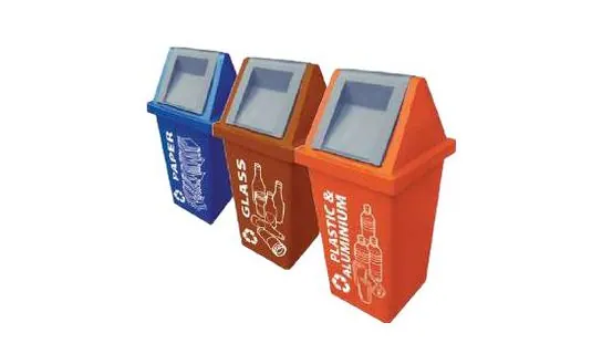 RECYCLEEV50/120 Polyethylene / Fibreglass Bin & Recycle Bin – LEADER Polyethylene / Fibreglass Bin & Recycle Bin