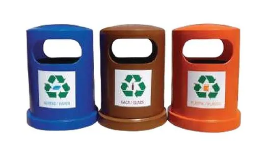 RECYCLEH40 Polyethylene / Fibreglass Bin & Recycle Bin – LEADER Polyethylene / Fibreglass Bin & Recycle Bin