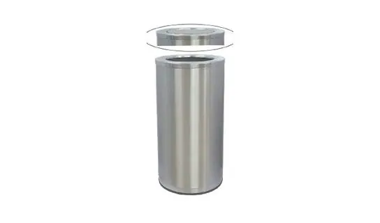 RFT-015/F Stainless Steel Bin – LEADER Stainless Steel Bin
