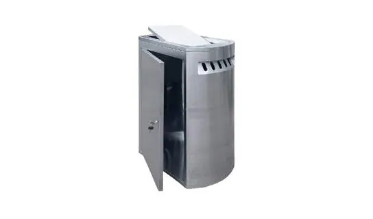 RFT-155/S Stainless Steel Outdoor Bin – LEADER Stainless Steel Outdoor Bin