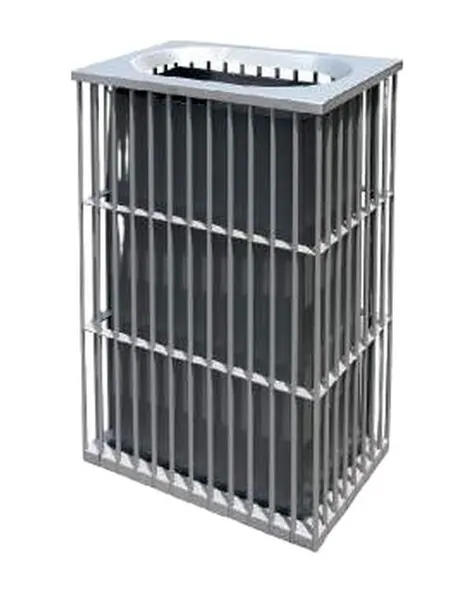 ROB-153/OT Stainless Steel Outdoor Bin – LEADER Stainless Steel Outdoor Bin