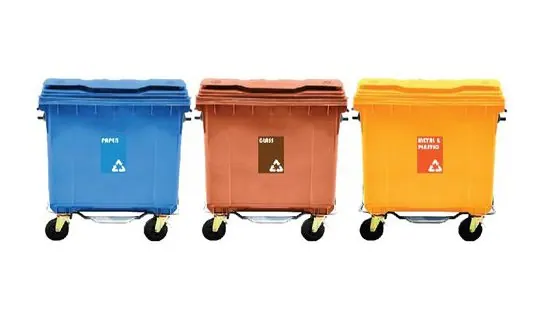 1100L recycle mobile garbage bins 3-in-1 – Mobile & wheeled bins