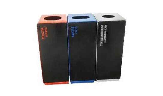 130/SS 131/SS 132/SS round 3-in-1 – Recycle bins