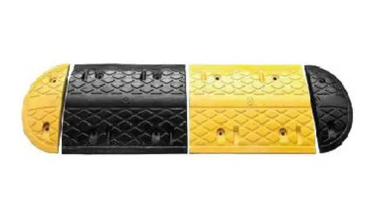 500mm Rubber Hump c/w Cat Eye – Bollards, traffic & safety