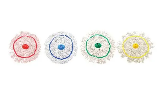 Cotton Circular Mop c/w Colour Ribbon – Mops & cloths
