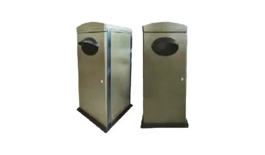 Outdoor bins – Powder coated outdoor bins (cabinet/oval/roof/cap)