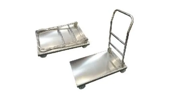 Stainless Steel Platform Trolley (Foldable) – Laundry & housekeeping trolleys