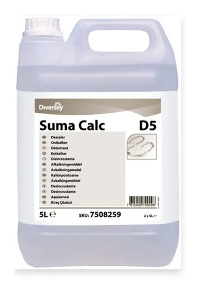 Suma Calc D5 – Suma Calc D5 acidic descaler for kitchen equipment.