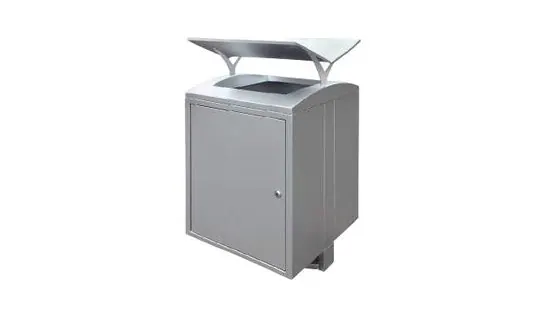 SQB-157/OT Stainless Steel Outdoor Bin – LEADER Stainless Steel Outdoor Bin